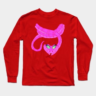 Pink Kaa Hypnotizes You Long Sleeve T-Shirt